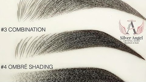 That is the difference between nano shading and combo brows