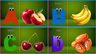 ABC Fruits Phonics Song | Fruits Alphabet Song for Kids | Yummy Fruits for Kids #phonicsong