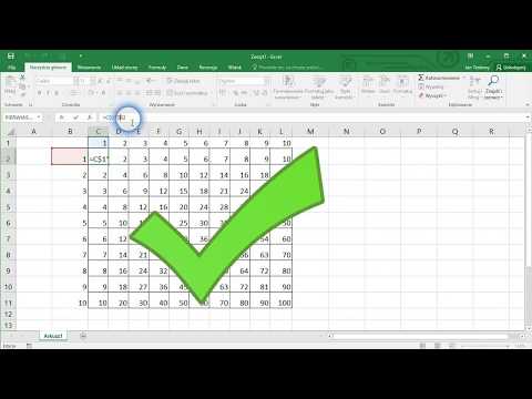 Wideo: Jak Stworzyć Tabliczkę Mnożenia W Excelu?