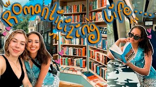✨A Cozy Reading Vlog Romanticizing Life✨Book Shopping, Cozy Cafes, Best Friends, & Fairytales✨