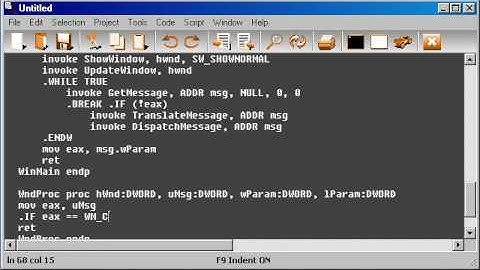 Programming: Windows 32 assembly language example 3 part3