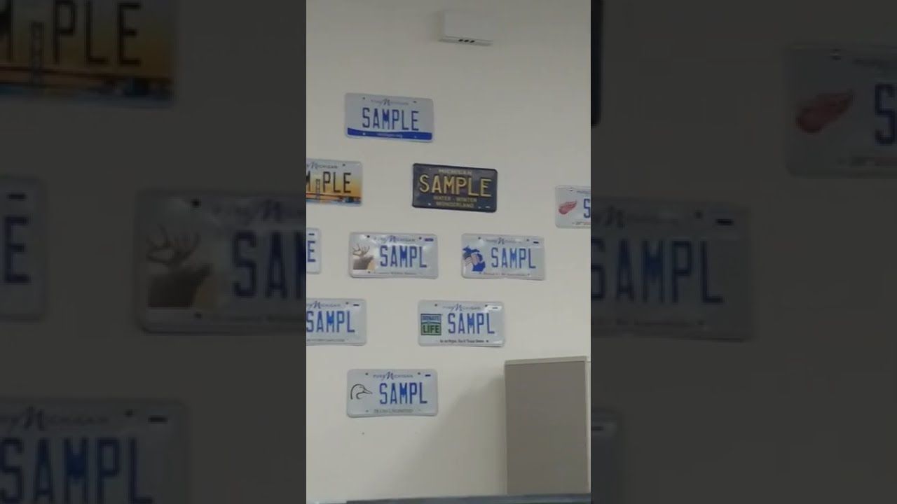 State of Michigan License Plates