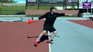 HOW TO THROW DISCUS-SEGMENTED FULL LINE DRILL WITH CONE