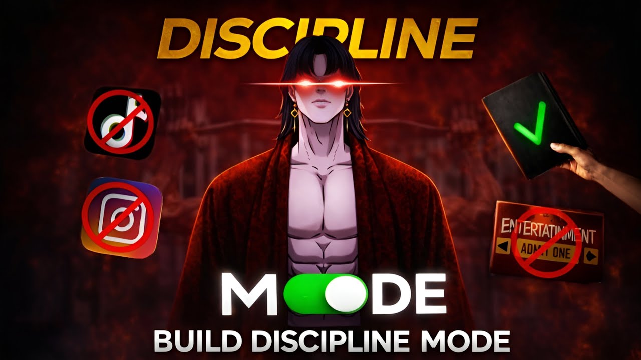 "Stop Being Weak. Build Discipline Mode."