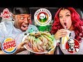 Letting Fast Food Employees DECIDE What We Eat for 24 HOURS (IMPOSSIBLE FOOD CHALLENGE)