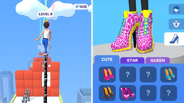 High Heels ! 👠👡👭 All Levels Gameplay Android iOS