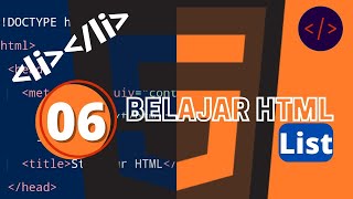 Belajar HTML - List