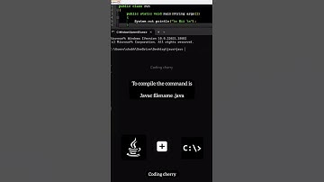 How to compile and run Java program in the command line? || #shorts #java