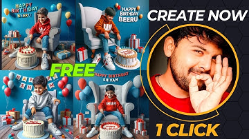 How To Make Birthday (Cake) Bing Image Creator Free Ai | Swap Your Face Ai | Microsoft Tool Ai