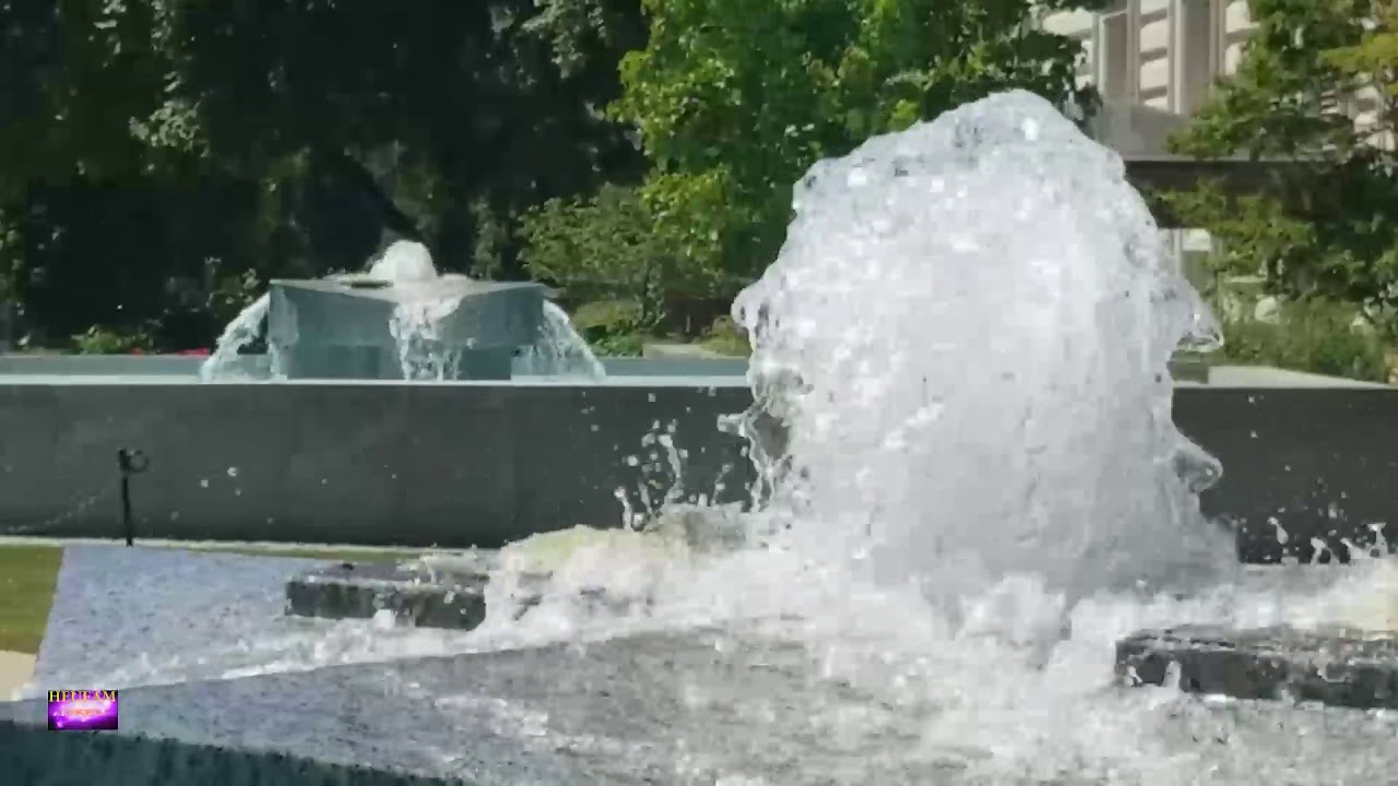 The Pure and Relaxation of water fountains Salt Lake City Utah Temple