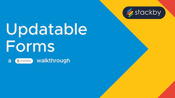Creating updatable forms in Stackby