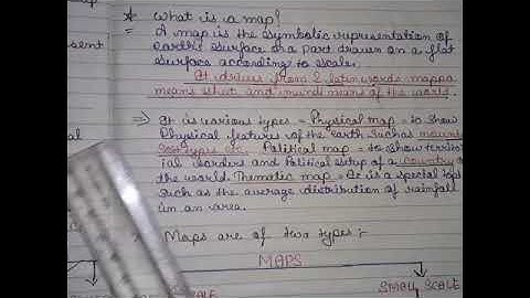 geography chapter-1, Class-7 Representation of geographical features of earth.