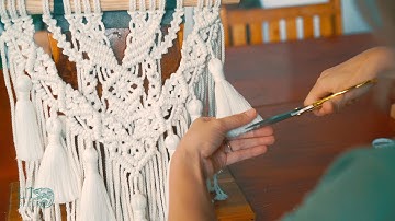 Macrame Making Vlog #13 | DIY Macrame Wall Hanging for Beginners | Macrame in Hoi An | LIT DECOR