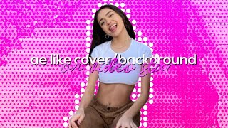 ae like cover with led outline on video star! 👾