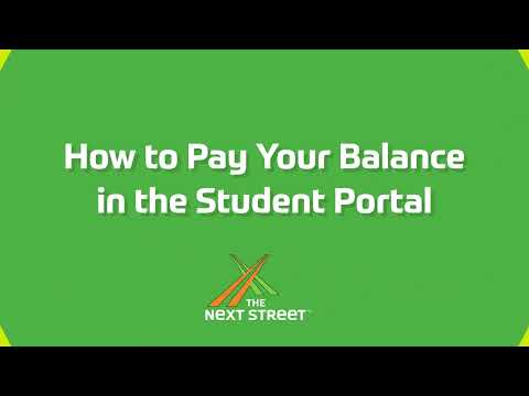 How to Pay Your Balance in our Student Portal