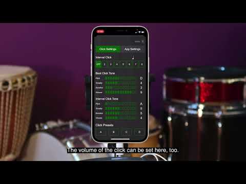 Drummer ITP - Click Sound Designer and Settings Tutorial