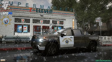 GTA V - LSPDFR 0.4.9🚔 - LA Revo - SAHP/CHP - Highway Patrol - Armed Robbery | Shots Fired - 4K