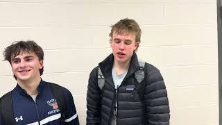 Chatham basketball players Ryan Leach, Nick Fabijanic & Jalen Forehan-Kelly