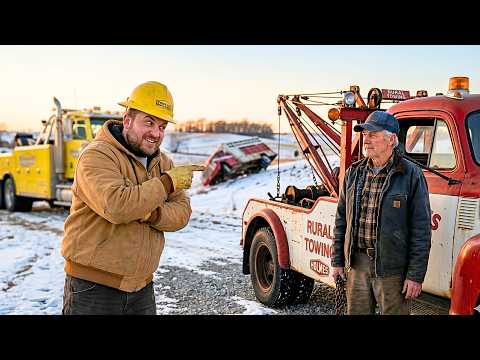 The Engineers Said Nothing Can Pull It Out  — Then the Old Man Fired Up a 1949 Wrecker