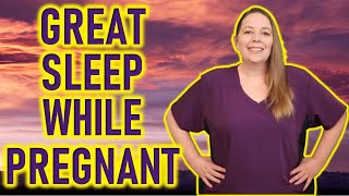 How To Sleep Well While Pregnant | Better Sleep While Pregnant | Can't Sleep At Night While Pregnant