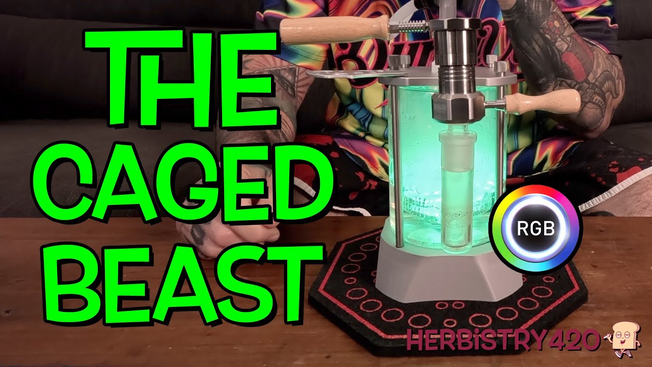 🔥 The CAGED BEAST: LED Water Pipe from the Future!? (Full Review + Sessions) 🔥