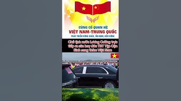 Cờ hoa rực rỡ đón Tổng Bí thư, Chủ tịch Trung Quốc Tập Cận Bình tại sân bay