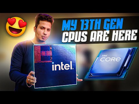 Here are my Intel 13th Gen Processors 😍 Intel Core i9 13900K & Intel Core i5 13600K