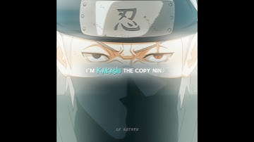 The Cold Blooded Kakashi/ Edit 🥶🔥