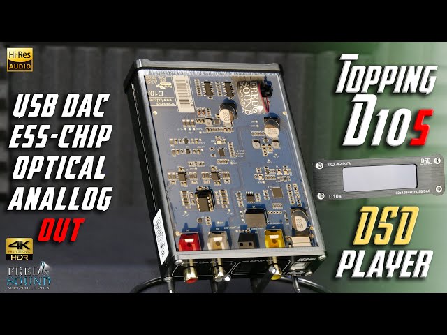 Topping D10S Hi-Res hi-fi USB DAC (FNS) - YouTube