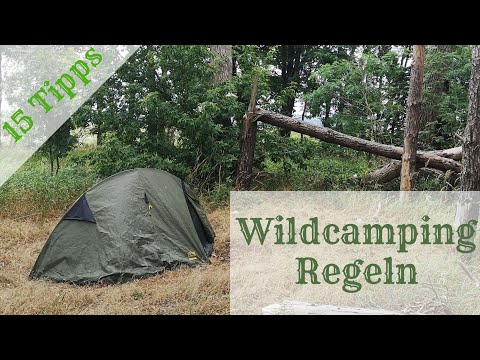 Wildcamping Regeln -