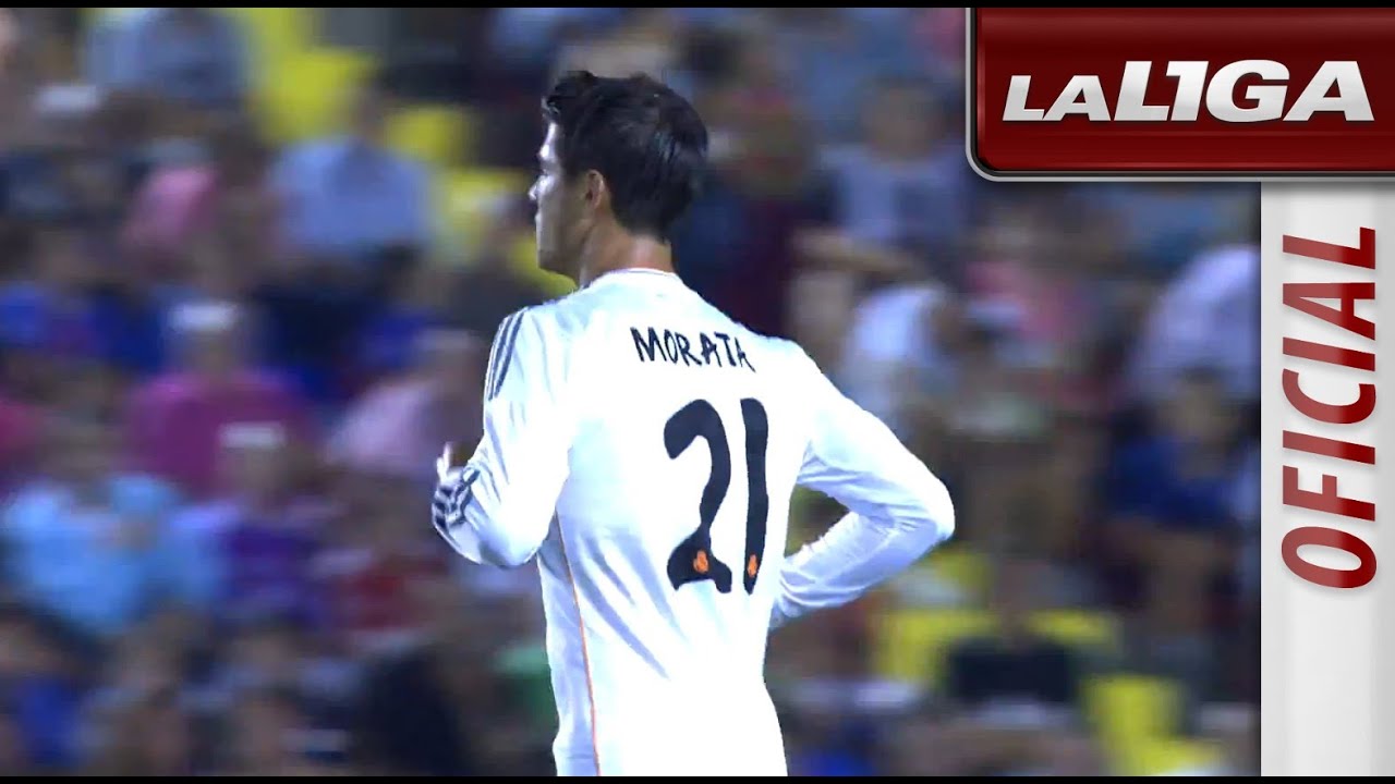 Seguimiento a Morata en el Levante UD (2-3) Real Madrid