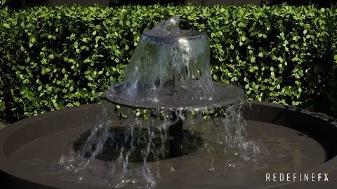 LiquiGen for Archviz in Unreal Engine: Water Fountain in Real-Time