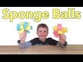 How to Make a Sponge Ball - Easy Craft For Kids