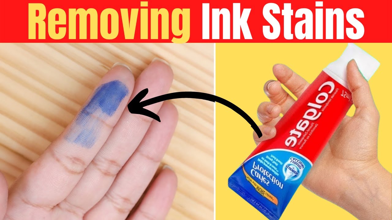 Removing Ink Stains from Hands YouTube