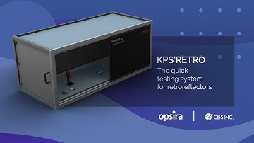 The quick testing system for retroreflectors: kps’retro | opsira | CBS Japan