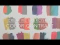 Flora Bowley's Studio Diaries: Exploring Color Contrast