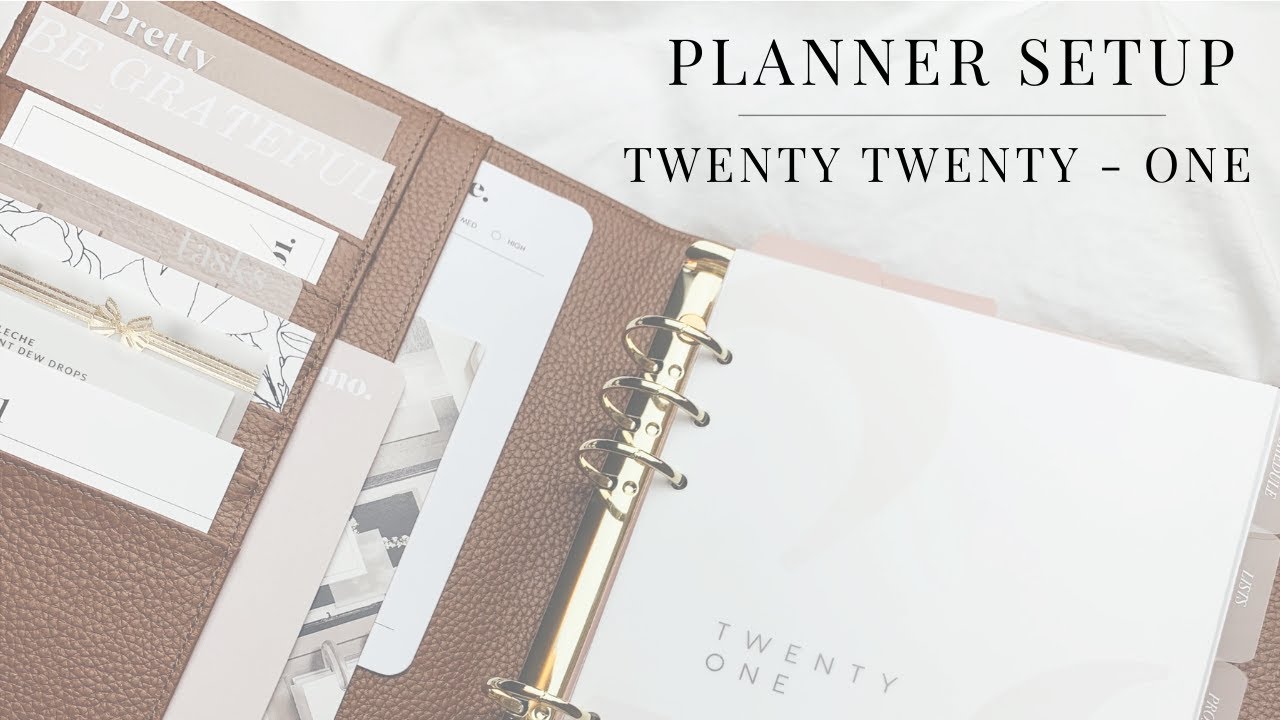 How to Set Up a A5 Ring Planner for Beginners ⎮ Cloth & Paper