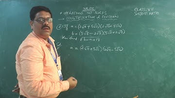 NARAYANA SCHOOLS OLYMPIAD VII MATHS MULTIPLICATION & DIVISION OF SURDS