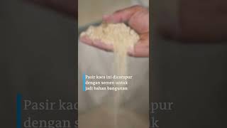 Pasir Diganti dengan Botol Bekas Hasil Daur Ulang?