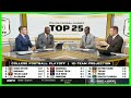 2025 College Football Playoff Rankings Show - 11/11/25