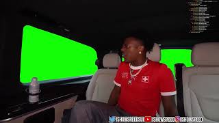 Ishowspeed Saying I Think Were On The Wrong Side Of The Town Meme - Green Screen