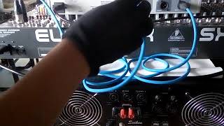 Tutorial como conectar Mezcladora, Ecualizador y poder, connect mixer, ecualizer and power