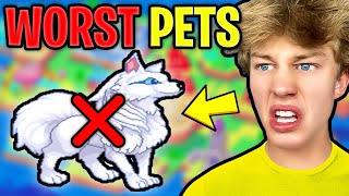 Top 5 *WORST* Pets In Prodigy Math Game!