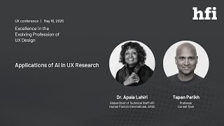 Applications of AI in UX Research | Dr. Apala Lahiri | Tapan Parikh