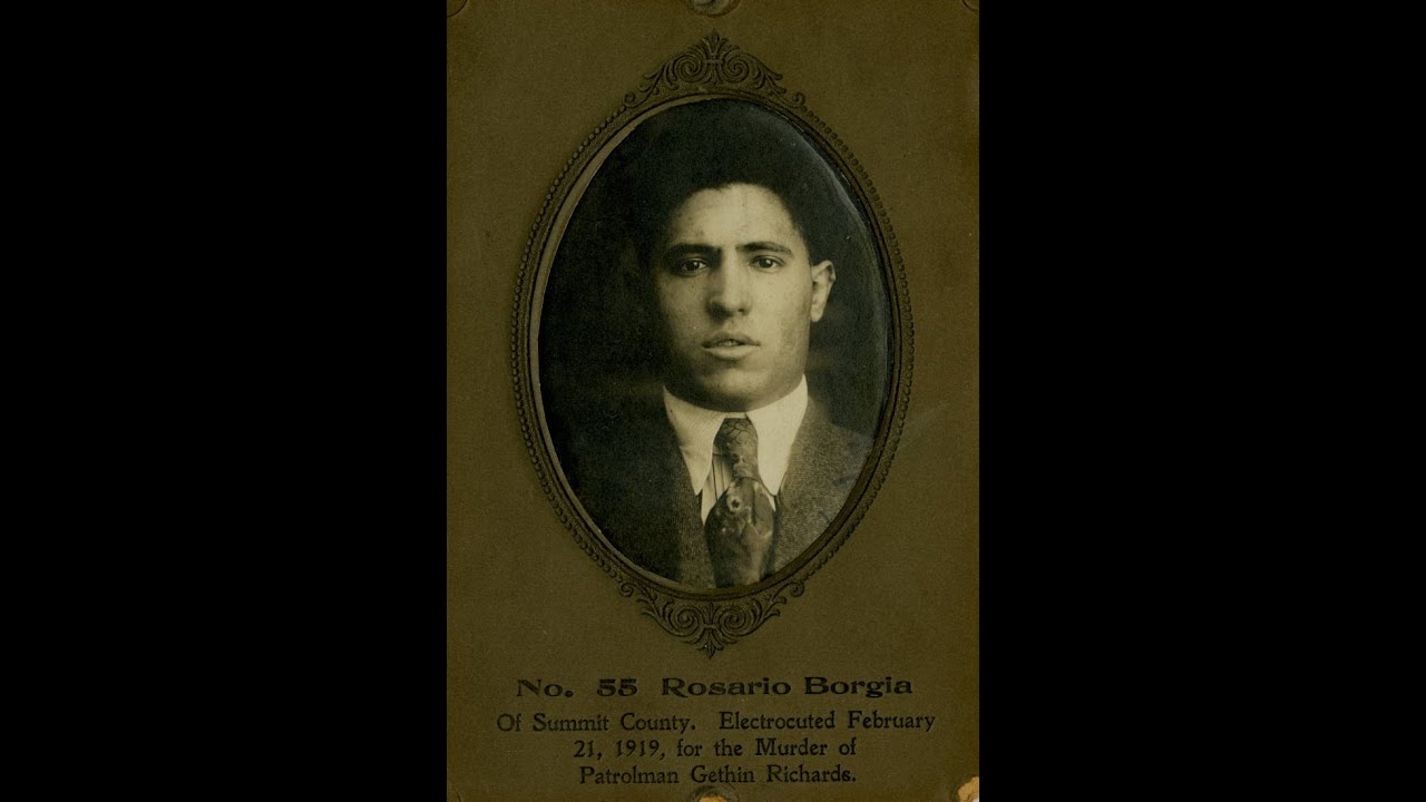 Mafia & Gangsters:  Rosario Giuseppe Borgio, controlled Midwest Black Hand, ordered hits on all Cops