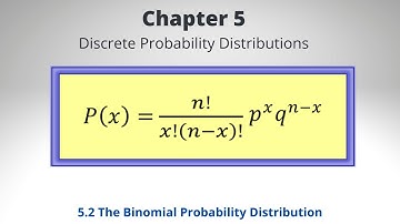 Chapter 5.2 - The Binomial Probability Distribution