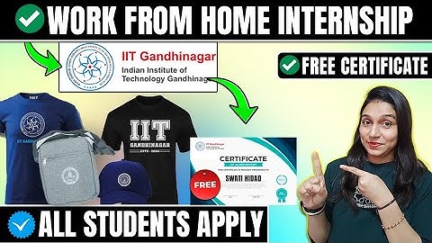 IIT Internship🔥| Internship For College Students | 🔴Free Swags + Certificate
