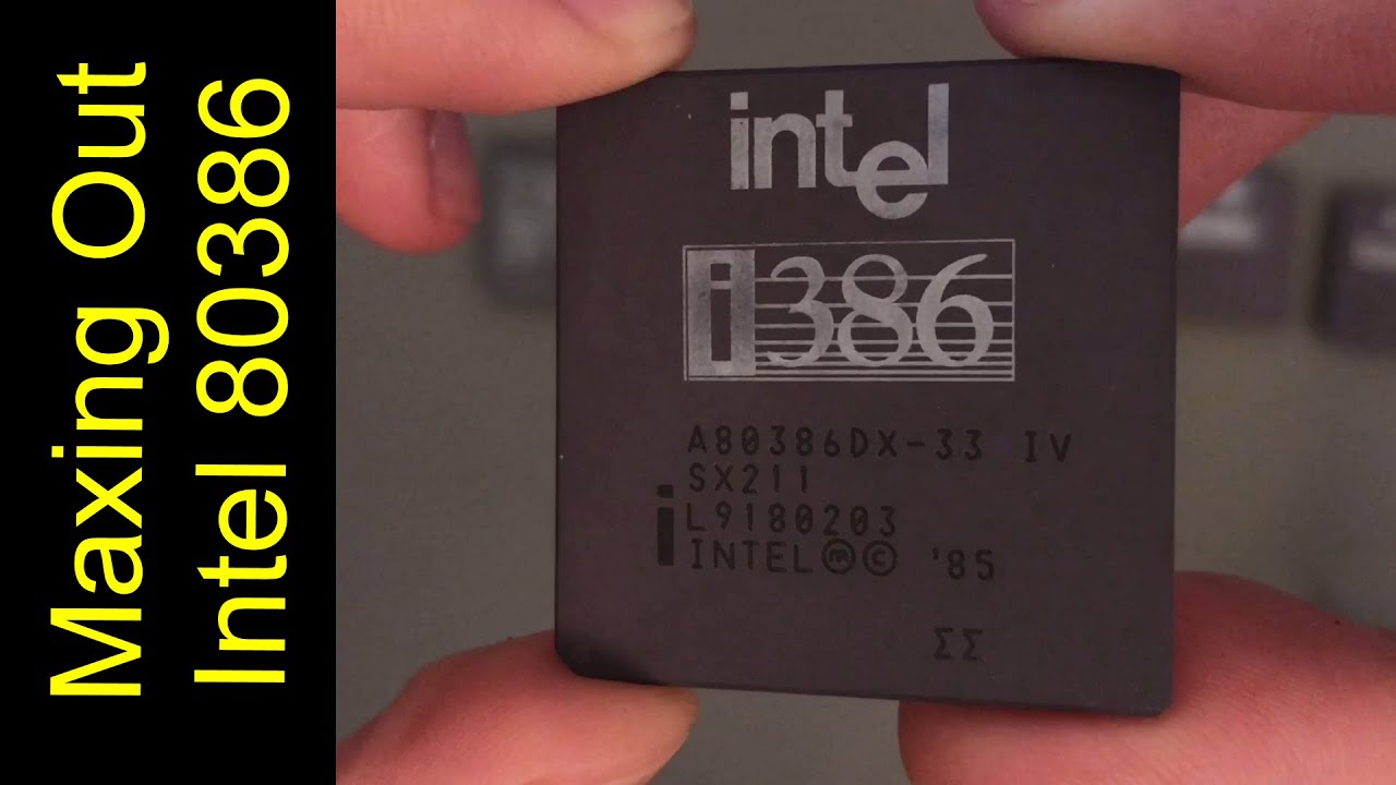 Intel 80386DX, faster that AMD am386DX? Insane overclocking