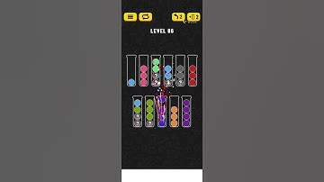 Solving invisible Balls using 3 reverses 🙈 | Ball Sort Level 86 ⚽😎 #ballsort #puzzle #level #game