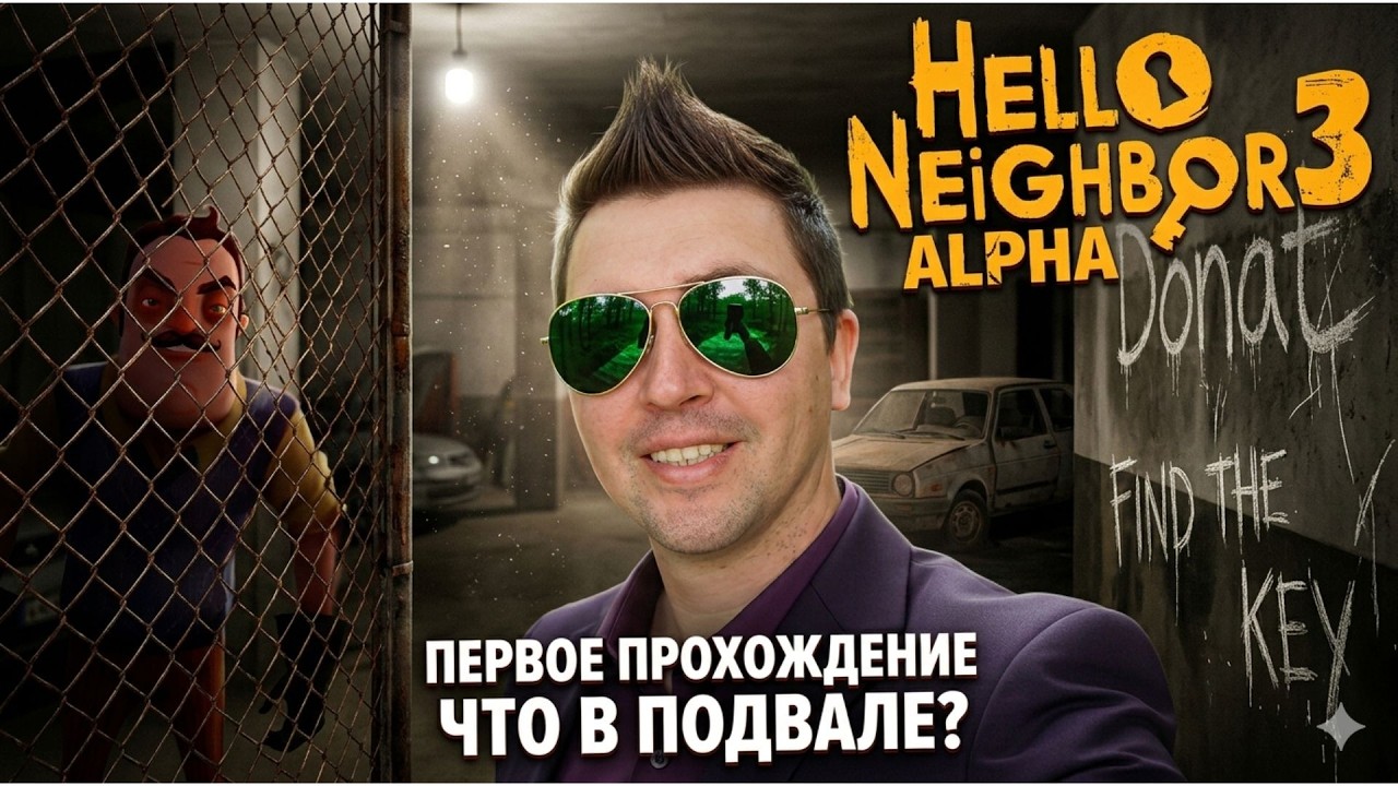 ПЕРВЫЙ РАЗ У СОСЕДА 😱 Hello Neighbor (Alpha 3)